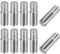 sourcing map 10 perni cilindrici scanalati M5 x 16 mm in acciaio inox 304 tassello filettatura esterna perno di posizionamento per mobili armadi
