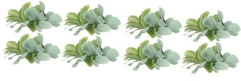 Alipis 8piezas Guirnaldas De Velas Artificiales para Bodas y Fiestas Decoración De Mesa De Simulación De Conejo y Anillo De Flores