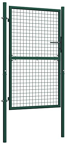 Swpsd Fence gate steel 100x175 cm green Model145735