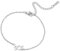 TEAMER Glück Serotonin Molekül Armband Edelstahl Trendiger Wissenschaftlicher Chemie-Schmuck Für Frauen Männer (Silber)