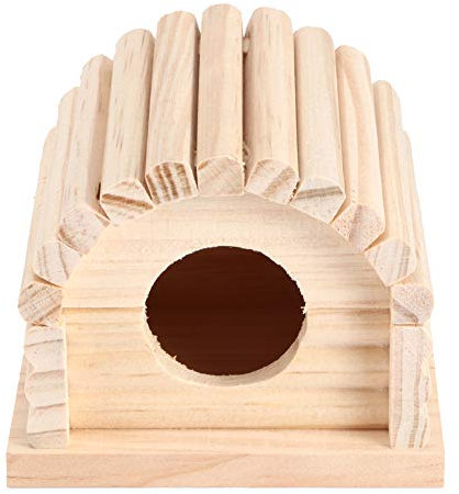 HUONIU Maison en Bois pour Hamster avec échelle et cachette