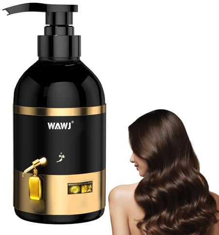 WAWJ® Anti-Haarausfall Shampoo, Reinigendes Shampoo, Japanischer Ginseng Shampoo, Mehrzweck-Volumen-Shampoo, für alle Haartypen (1 Stück)