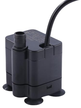 TopHomer Unterwasserpumpe, ultraleises Design, Trockenbrandschutz, 50cm hoher Hub für Brunnen, Hydrokultur, Teiche, Aquarien, Fischbecken