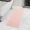 Brentfords Pink Bathroom Mats, Noodle Bath Mat Non-Slip Chenille Long Bathroom Shower Rug Highly Absorbent Shaggy Washable, Blush Pink - 45 x 110cm