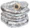 Insulated Flexible Ventilation Duct Hose - Exhaust Hose - Duct Hose for Heating and Cooling - Air Conditioning (4 (100mm) X 10m)
