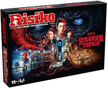 Winning Moves – Risiko Stranger Things – Strategiespiel für Fans mit deinen Lieblingscharakteren