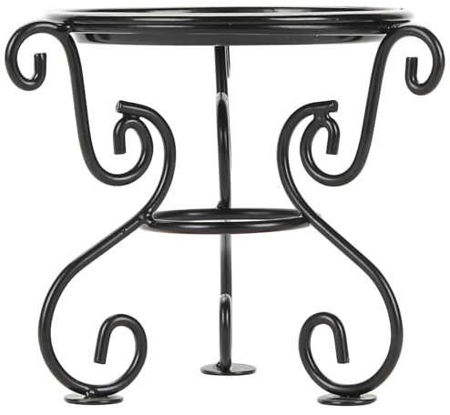Creative Wrought Iron Plant Stand, Multipurpose Gazing Ball Holder, Exquisite Plant Riser for Yard, Garden, Flower Bed, Porch or Patio