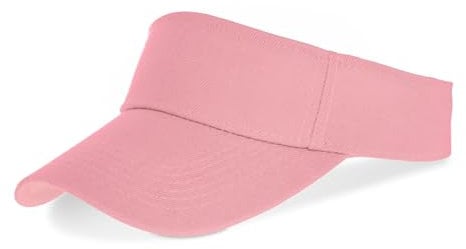 Visor Cap, Sun Visor Hat, Sonnencap, Sportlicher Sonnenhut, Visoren Cap Damen Sport, Unisex, Geeignet für Kinder, Jugendliche, Ballspielen, Laufen und Andere Outdoor-Aktivitäten(Rosa)