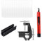 Golf Grip Removal Tool Set, Golf Club Grip Installation Changing Kit for Regripping Station Includes, Retractable Hook Knife, Rubber Vise Clamp, Double-Sided Tape, for Replacement Repair (No Solvent)