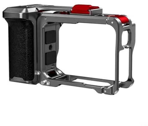 Lastdaytime Effizientes Metallgriff-Set für Insta360 Acepro 2 Kamerakäfig, ergonomisches und Anti-Drop-Design mit nahtlosem Auslöser-Zugang