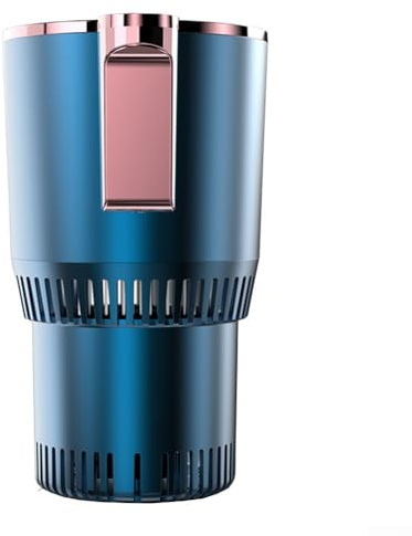 Jotekonoby DC 12V Warmer Cooler for Car Cup Car Heating Cooling Cup 2-in- Car Office Cup(Jewelry Blue)