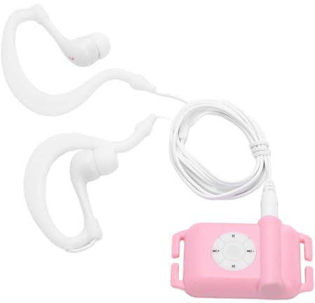 flexman Ipx8 Water Proof MP3 Player, Multi Functional MP3 WMA Clip Music Player with Headphones for Surfing Swimming Running Water Sports (8GB)