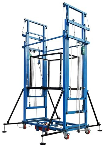 Plataforma de andamio eléctrica - Plataforma elevadora móvil plegable con altura ajustable para construcción y mantenimiento