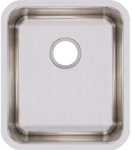 Elkay ELUH1316 Lustertone Classic Single Bowl Undermount Stainless Steel Sink