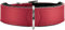 HUNTER Hundehalsband BASIC, Farbe: rot/schwarz, Pflegeleichtes Spaltleder, Raffinierte Nahtführung, Dezentes Design, Größe: 60