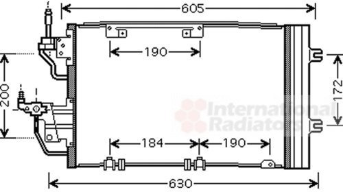VAN WEZEL Kondensator 495x330x12 37005454