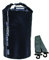 Overboard Wasserdichte Trockenröhrentasche mit verstellbarem Schulterriemen zum Bootfahren, Kajak, Angeln, Rafting, Schwimmen, Camping und Snowboarden, Schwarz ,40 Liter