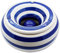 Roomando Sturmaschenbecher O 13cm im Maritim-Stil in blau-Weiss-gestreift Modell Maritim-S