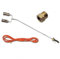 Aufschweißbrenner 2 Flammen Gasbrenner Unkrautvernichter Gaslötgerät Dachbrenner + Adapter