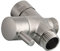 CIENCIA Valve 3 voies en laiton massif G1/2 Douchette Composants de Douche Raccord universels,Nickel brossé DSF007NA