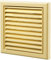 Blauberg Louvred Wall Vent Grille 125 mm - 5 Inch Cotswold Stone with Flyscreen for Internal Or External Use Tumble Dryer Ventilation Cover Extractor Fan Kitchen Grill Outside Cooker Hood Ducting