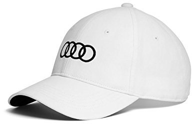 Audi original Unisex Baseballkappe, Weiß