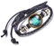 Feilok Elegant 12 Sternbild Skorpion Unisex Verstellbar Armbänder Armband Legierung Leder Beads Seil Armkette Armreif, Farbe: Schwarz und Blau
