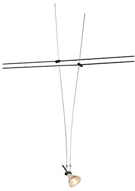 SLV 139070, Seilleuchte Tenseo QR-C51 GX5.3, Schwarz, 1.1000000000000001 x 3 x 60 cm