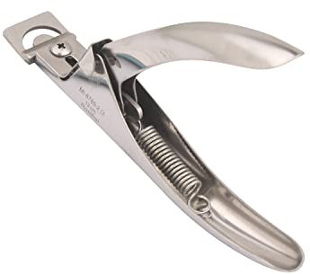 Masako Tipcutter - Metall - zum Kürzen von künstlichen Nägeln, Tip Cutter für Nageltips Kunstnägel, Nagelstudio - rostfrei, Edelstahl