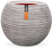 Capi Europe - Vase Boule Rib NL - 40x32 - Ivoire - Ouverture Ø24 - Pot pour Une Utilisation à l'intérieur et à l'extérieur - Incassable - 100% Recyclable - KOFI270