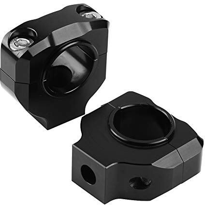 Qiilu Halterung für Motorradlenker, 28 mm, Universal, für Motorradlenker, Aluminiumlegierung, Universal