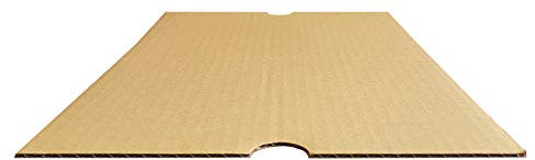 BB-Verpackungen 200 Wellpapp-Zuschnitte 300 x 210 mm DIN A4/DIN A5 1-wellig braun Wellpappzuschnitte Palettenzwischenlage