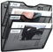 PAG Wandhalterung Dokumentenablage,Zeitschriftenhalter Wand, Wandorganizer Büro Zeitungshalter mit 3 Ebenen,für Zeitschriften/Brief/Zeitung/Notizbuch,Schwarz