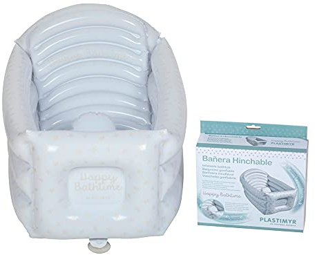Plastimyr - Bañera para Bebe - Bañera para Bebes Hinchable - 24 x 7 x 23 cm