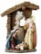 Autom Heilige Familie Josef Maria und Baby Jesus Krippe Szene Krippe Skulptur Christliche Weihnachten Heimdekoration 25,4 cm