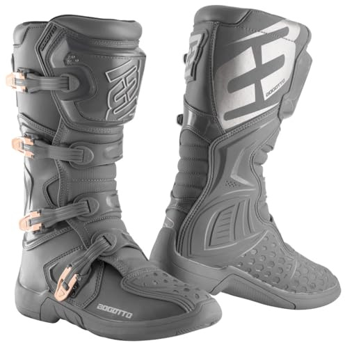 Bogotto MX-5 Stivali motocross, grigio, 45