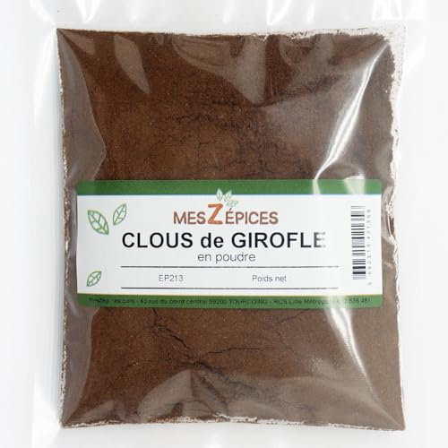 Clous de girofle en poudre en sachet économique de 100 grammes