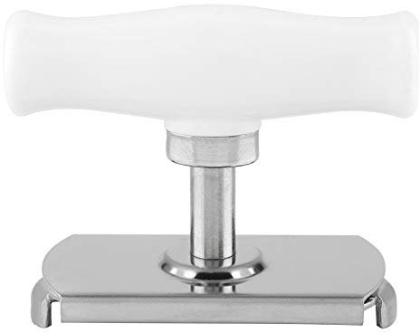 Tiiyee Abridor de Tarros, Abrelatas Manual Acero Tarros Giratorio Tapa Rosca Ajustable Tapas Universal Frascos Herramienta Giro Abridors Espiral Sellar Diseño Abrir Tapón Botella para Personas Mayores