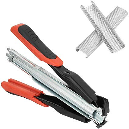 Kit De Pinces à Anneaux De Porc, Outil D'équipement D'installation De Pistolet D'agrafage Manuel De Type C Avec 100 Anneaux De Porc Pour Clôturer L'installation De Pinces De Fixation De Cage De Porc