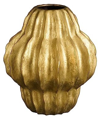 Mica Decorations Altea Vase - 24.5x24.5x28 cm - Keramik - Gold