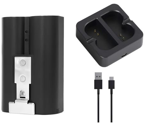 Rechargeable Doorbell Battery Pack for Ring, Compatible with Video Doorbell 2/3/4 and Spotlight Camera and Stick Up Camera, Battery 3.65V 6040mAh (1 battery and charger)
