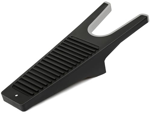 ZOMAKE Stiefelknecht für Gummistiefel Reitstiefel Lederstiefel,Stiefelknechte für Gummiboot Stiefelspanner mit Schmutzkratzer(Schwarz+Grau A)