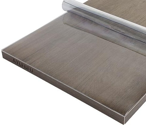Plastiktischdecke Rechteck 110x120cm, Hohe Zähigkeit und Langlebig, Tisch Decken Einfaches Zuschneiden, Universell, Bierbank Tischdecke für Pokertische, Kartentische, 2mm
