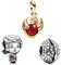 H.ZHENYUE Anhänger Charms 925 Sterling Silber Dragon Mother Egg Fire Dragon with Zirconia für Europäische Armbänder und Halskette,Schmuck Geschenk Weihnachten,Valentinstag,Muttertag Pack von 3 Damen