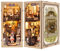 Cutefun DIY Book Nook Kit Maison de Poupées Miniatures Nook Nook Puzzle 3D Livre Bois Serre-Livres d'art avec Lumière LED et Feuille de poussière enfichable, Grandfather's Antiques Store(DC01B)