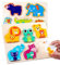 Wooden Animal Puzzles for Kids - 2PCS Montessori Toys Jigsaws Puzzle Toys for Boys Girls 1 2 3 Year Olds, Toddler Crafts Gifts Preschool Learning Educational Game