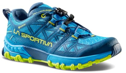 LA SPORTIVA Kinder Bushido II GTX Schuhe, Storm Blue-Lime Punch, 31