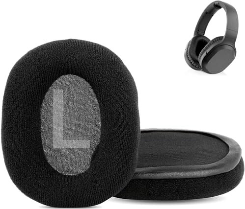 DowiTech Cuscinetti di ricambio morbidi compatibile con Sony MDR-RF895R MDR-RF895RK MDR-RF995RK WH-RF400R Cuffie con tessuto confortevole e memory foam
