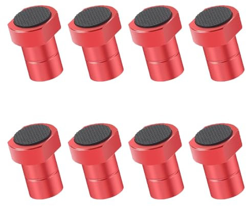 Fleymu 8 pièces Serrage de Table à Bois 20mm, Serrage en Alliage d'Aluminium pour Établi de Travail du Bois, Pince pour Chien, Accessoire pour Tendeurs Plats Sur Banc de Rabotage pour Fixer les Pièces