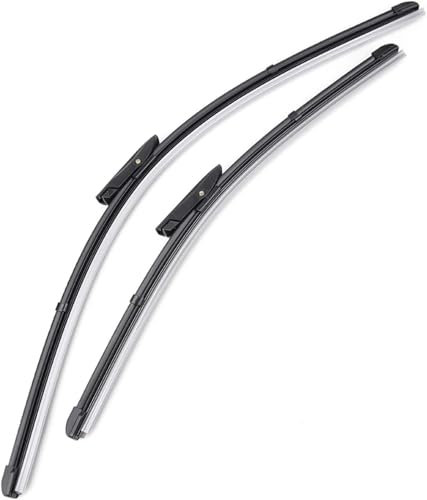 AXFSHJD Escobillas limpiaparabrisas Delanteras para Renault Grand Scenic 2 2005-2009 Escobillas limpiaparabrisas para Coche Limpiaparabrisas Ventana de Coche